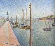 Paul Signac masts portrieux opus oil painting